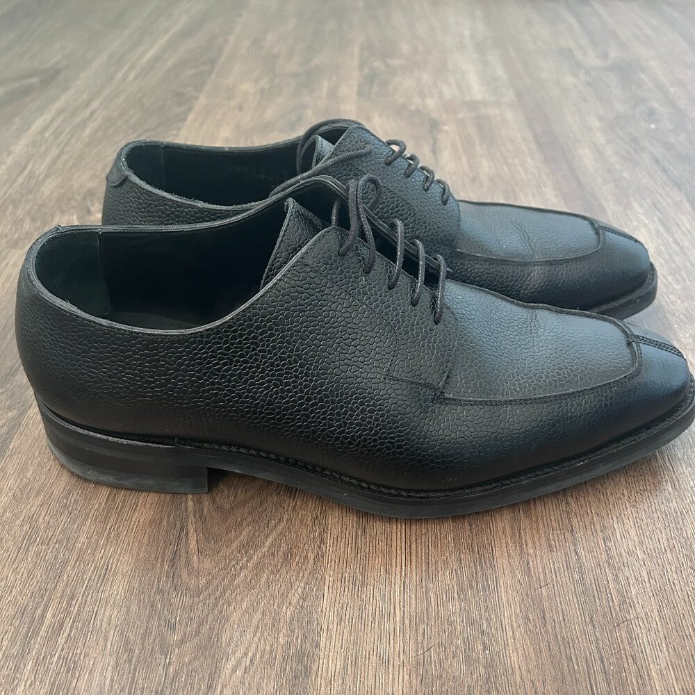 Cavour Black Split Toe Derby